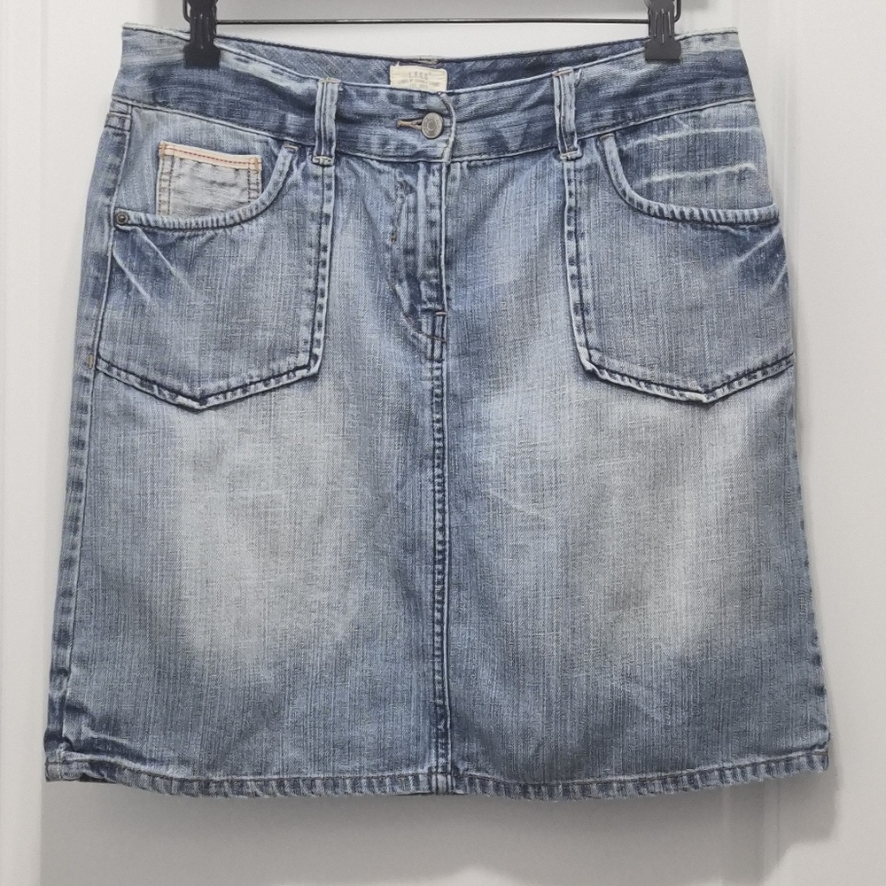 L.O.G.G. Distressed Denim Skirt EU 40/ US 8
